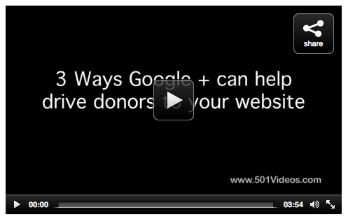 CLICK HERE to watch Movie Mondays- Google Plus for Nonprofits by Marc A. Pitman