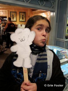 Duffy stick puppet from a Fun Stop. Free!