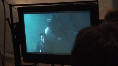 Shooting the creeping wall sequence