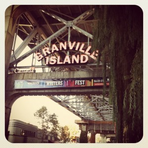 Granville Island, home to the Vancouver Writers' Fest.