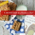 Monster Cookie Bars & Printables from MomAdvice.com.