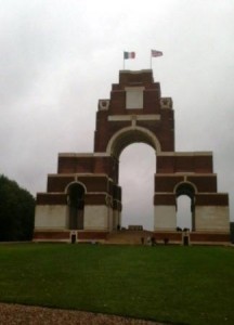 Graves and memorials along the western front