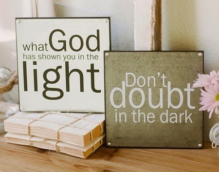 Dont Doubt in the Dark from Dayspring