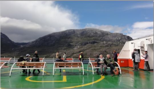 Photo of deck of the Navimag