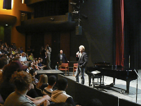 He shared genuine answers to all audience questions, including how he met his wife, and his spiritual beliefs. Photo: ©2013 ANVidean