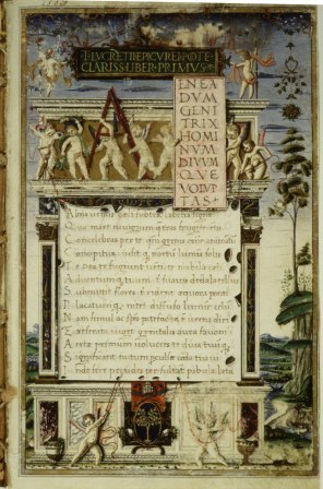 De rerum natura manuscript