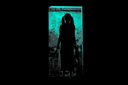 Horror scene of a scary woman