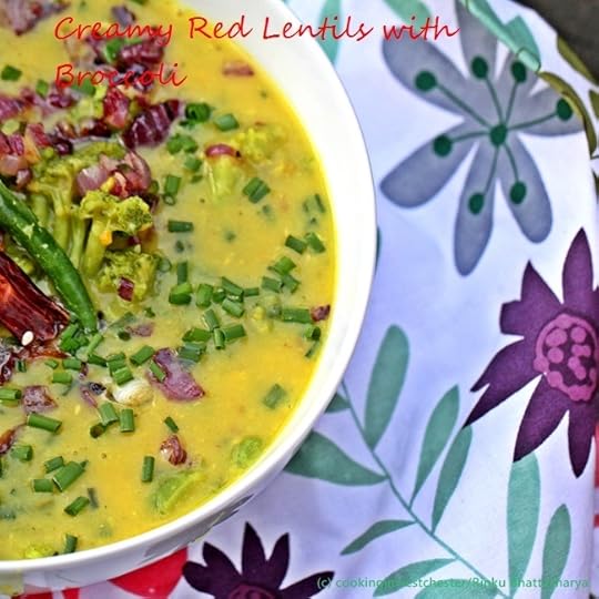 Red Lentils with Broccoli