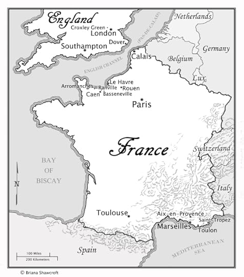 Here is the map of France.