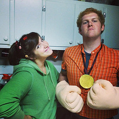 Wreck It Ralph and Veronica. @northstarfamily #youthgroup