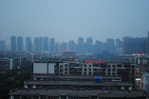 A room with a view a view, indeed, Tianjin.
