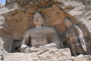 A carving at Yungang caves