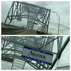 I think the sign winked at me! #HelloArkansas