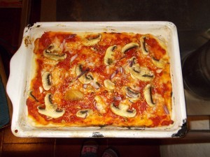 My homemade pizza
