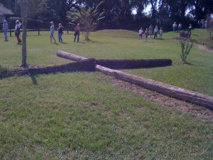 Great way to incorporate ground poles