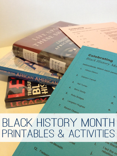 Black History Month Printables & Activities