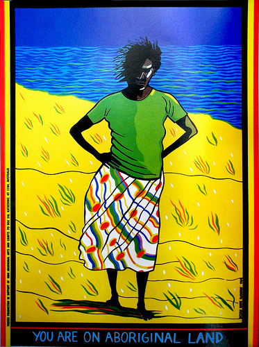 Marie McMahon You are on Aboriginal land 1984