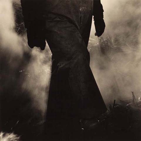 Caffery, Debbie Fleming Untitled (Legs in Smoke) 1987 Black and white photograph Gift of the Roger H. Ogden Collection