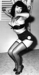 The first bonafide pinup queen was southerner Bettie Page.