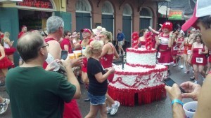 Red Dress Run Plus Cake
