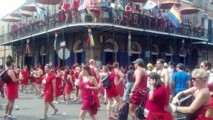 Red Dress Run on Bourbon St.