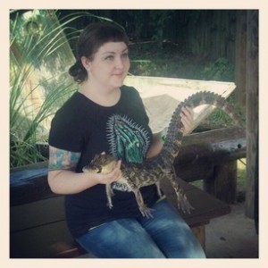 Sid and Her Gator Friend