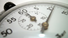 Stopwatch. Tick, tick, tick.