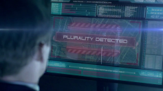 Frame from the short film Plurality