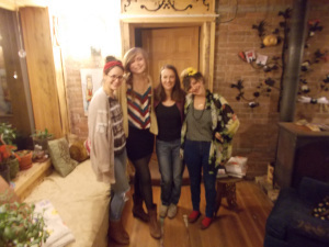 Melanie, Rose, me an Molly