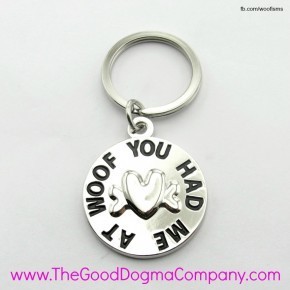 Keychain Front2 290x290 You Had Me At Woof Key Chain Flash Sale funny dog blog