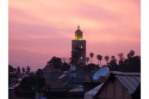morocco sunset