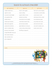 back to school checklist
