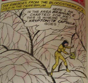Look! She's putting Superman shit in my brain! From Adventure Comics #350, November 1966