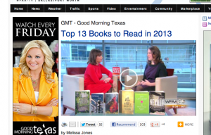 WFAA and Fresh Fiction select Release Me as a Top Read for 2013