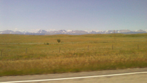 David and his grandparents are eating in a cafe in Browning Montana with the mountains of Glacier Park not far away - gohomekiki photo on Flickr