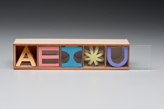 Sound Blocks, a collection of paper engineered vowels