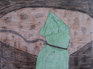 One of my favorite recent art works I created...fitting for how I felt about art back in elementary school.