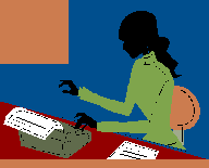 Run along and play, darling. Mummy's finishing her book.