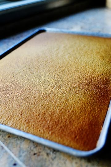 Peanut Butter Cake with Chocolate Icing