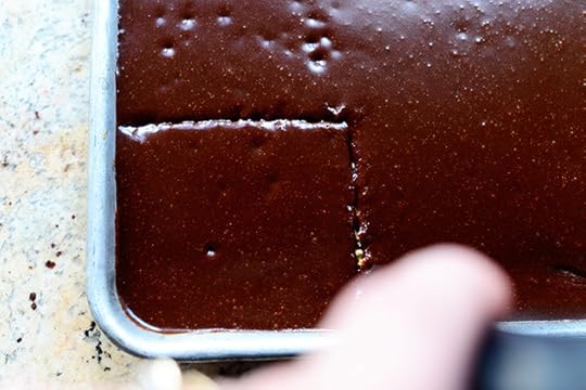 Peanut Butter Cake with Chocolate Icing