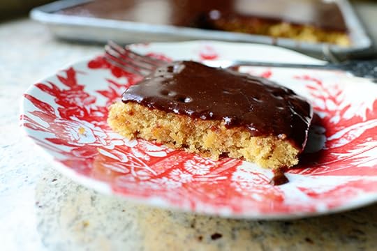 Peanut Butter Cake with Chocolate Icing