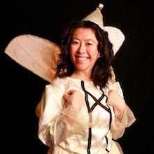 Me as a fairy in our local community pantomime!
