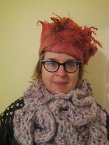 Kims Hat Vondas Scarf and me