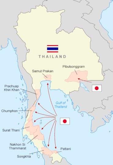 Japanese Invasion of Thailand 12/8/41; Wikimedia Commons