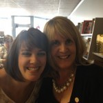 Avery Flynn and I at Nora Roberts's store!!
