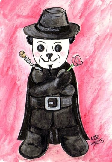 A Cuddly V from V for Vendetta by Nick Davis