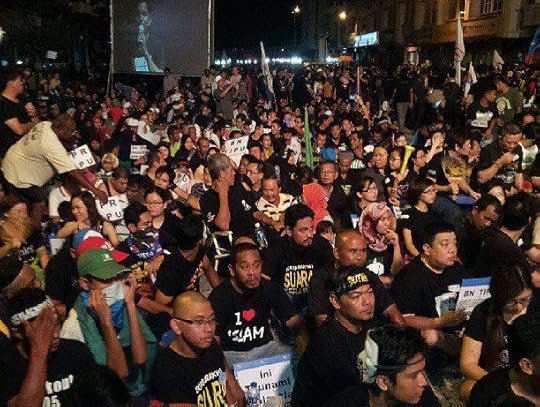 The Pakatan Rakyat rally in Ipoh.