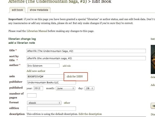 Click Switch to ISBN