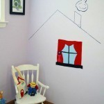 girls room reading corner