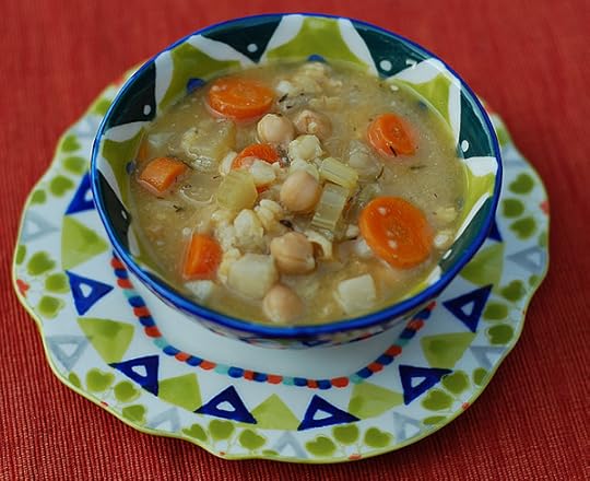 Slow Cooker Get-Well-Quick Chickpea Soup - recipe by Kathy Hester